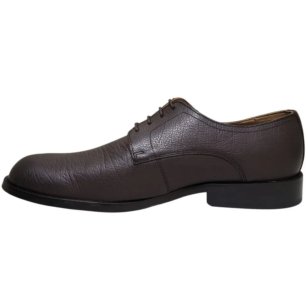 BOSS by Hugo Boss Men Tayil Plain Toe Derby Oxfords Size US 11.5 Dark Brown